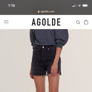 Agolde Jean Shorts